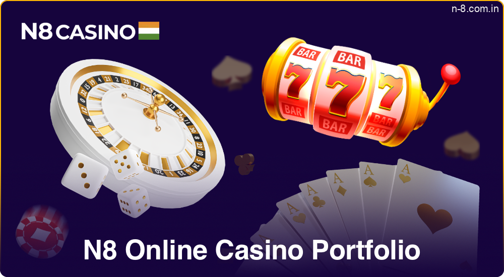 N8 Casino offers its users a rich collection of games